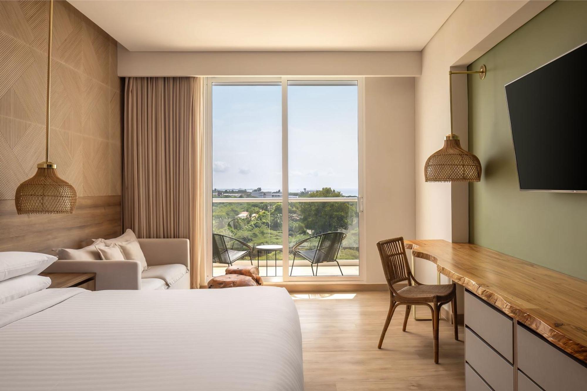 산타 마르타 메리어트 리조트 플라야 도르미다 산타마르타 외부 사진 A room at the hotel